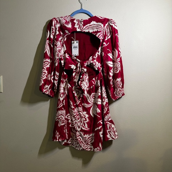 MNG Open Back Viscose Blend Dress Size XS NWT - Picture 2 of 13